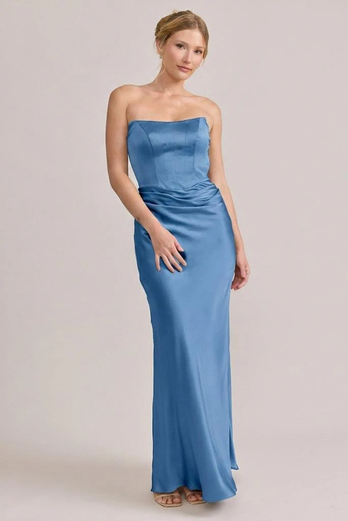 Blythe Satin Dress | Made To Order - Image 165