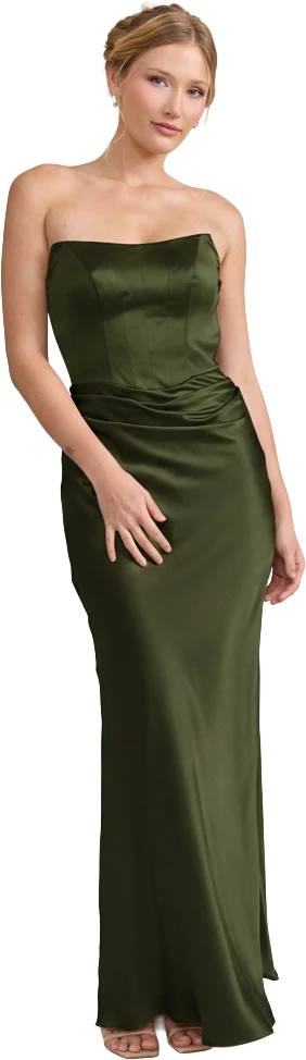 Blythe Satin Dress | Made To Order - Image 175
