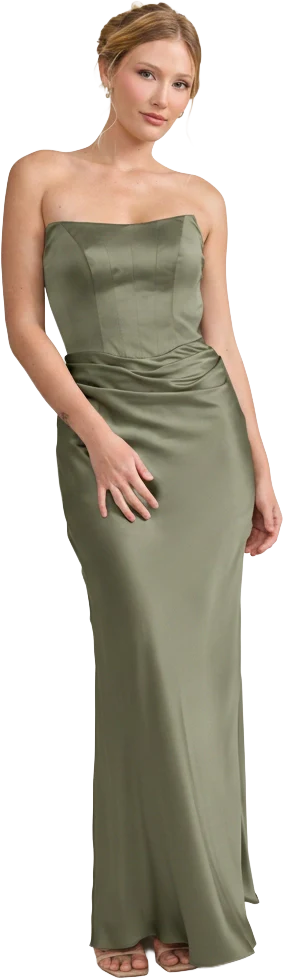 Blythe Satin Dress | Made To Order - Image 181