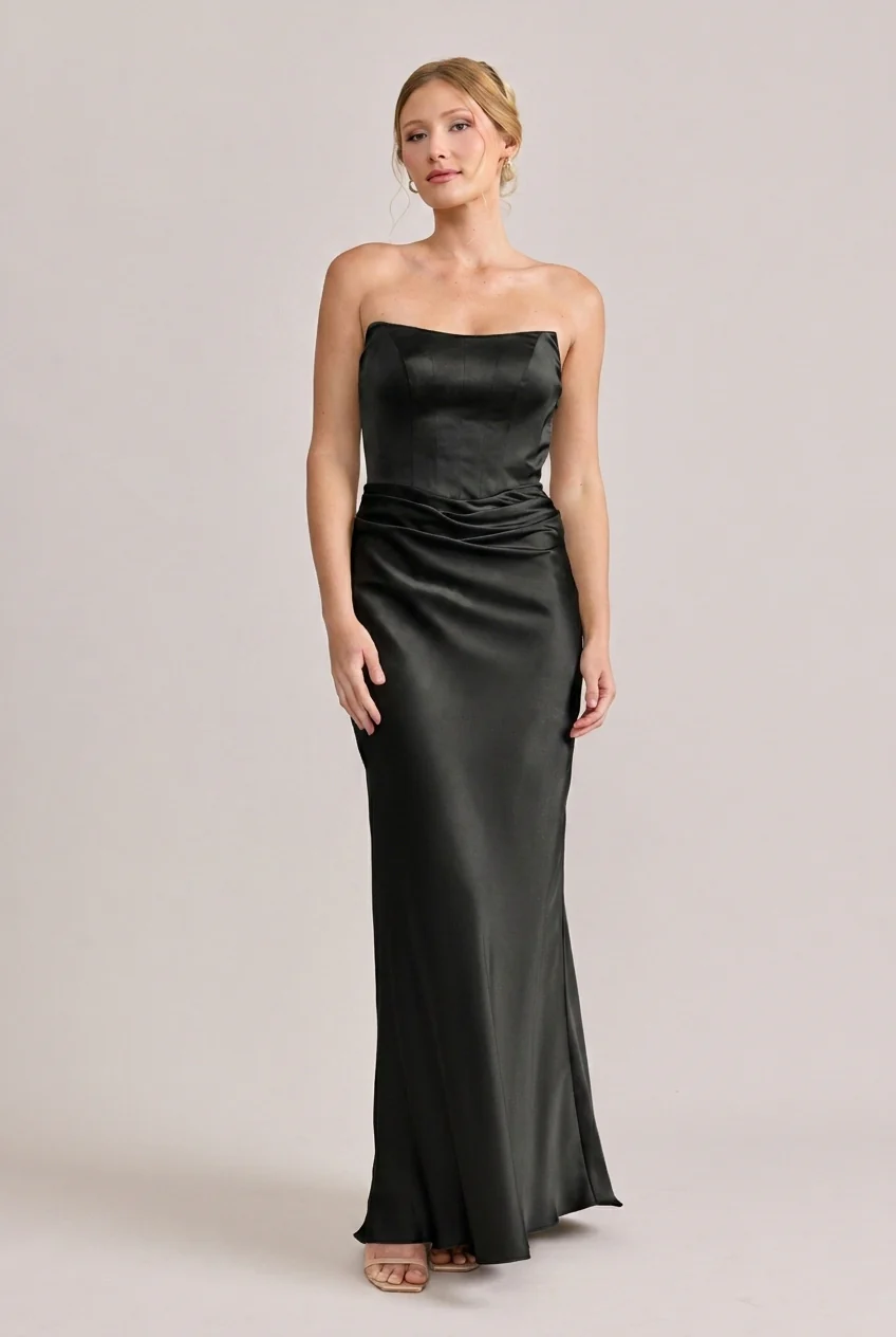 Blythe Satin Dress | Made To Order - Image 229