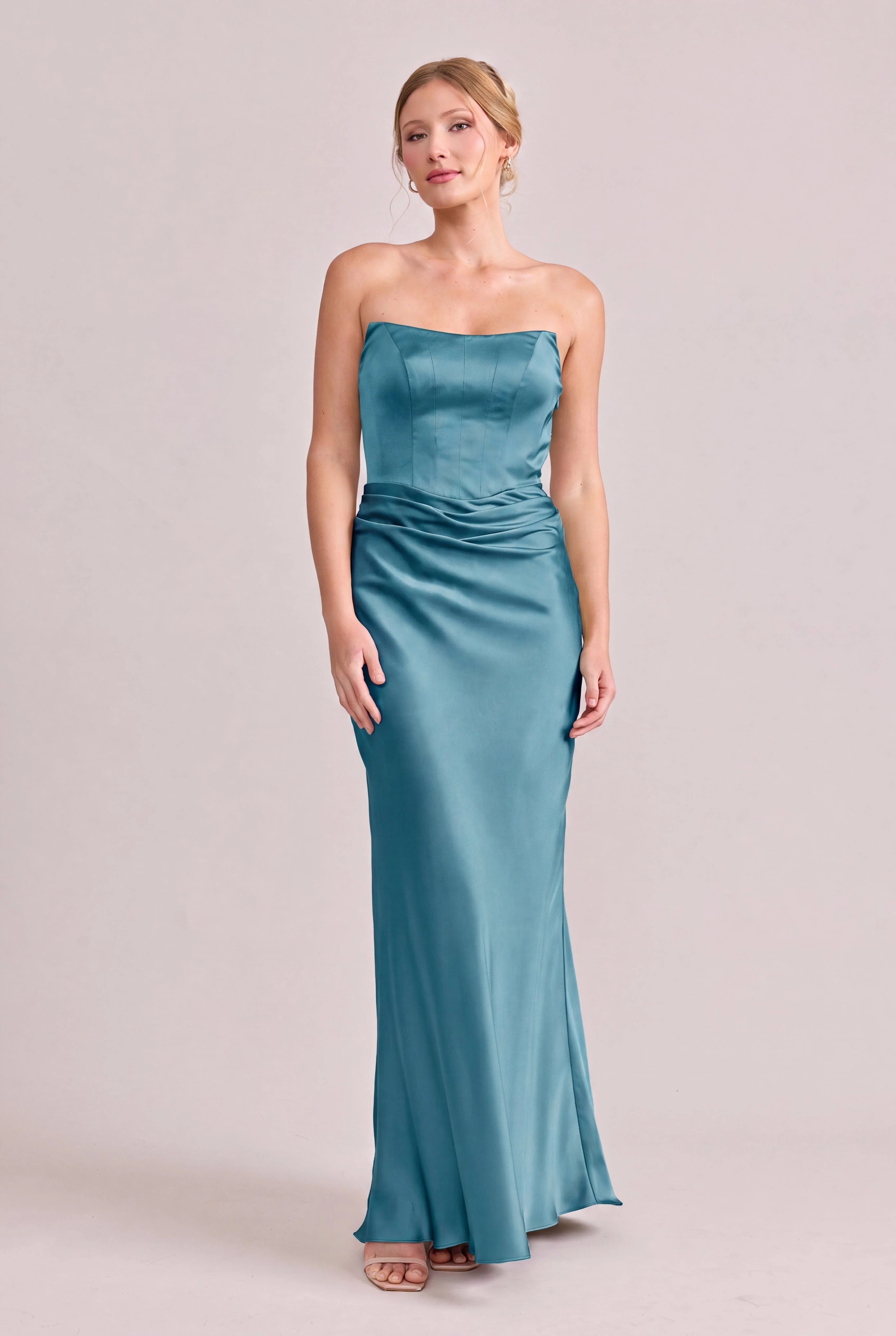 Blythe Satin Dress | Made To Order - Image 233
