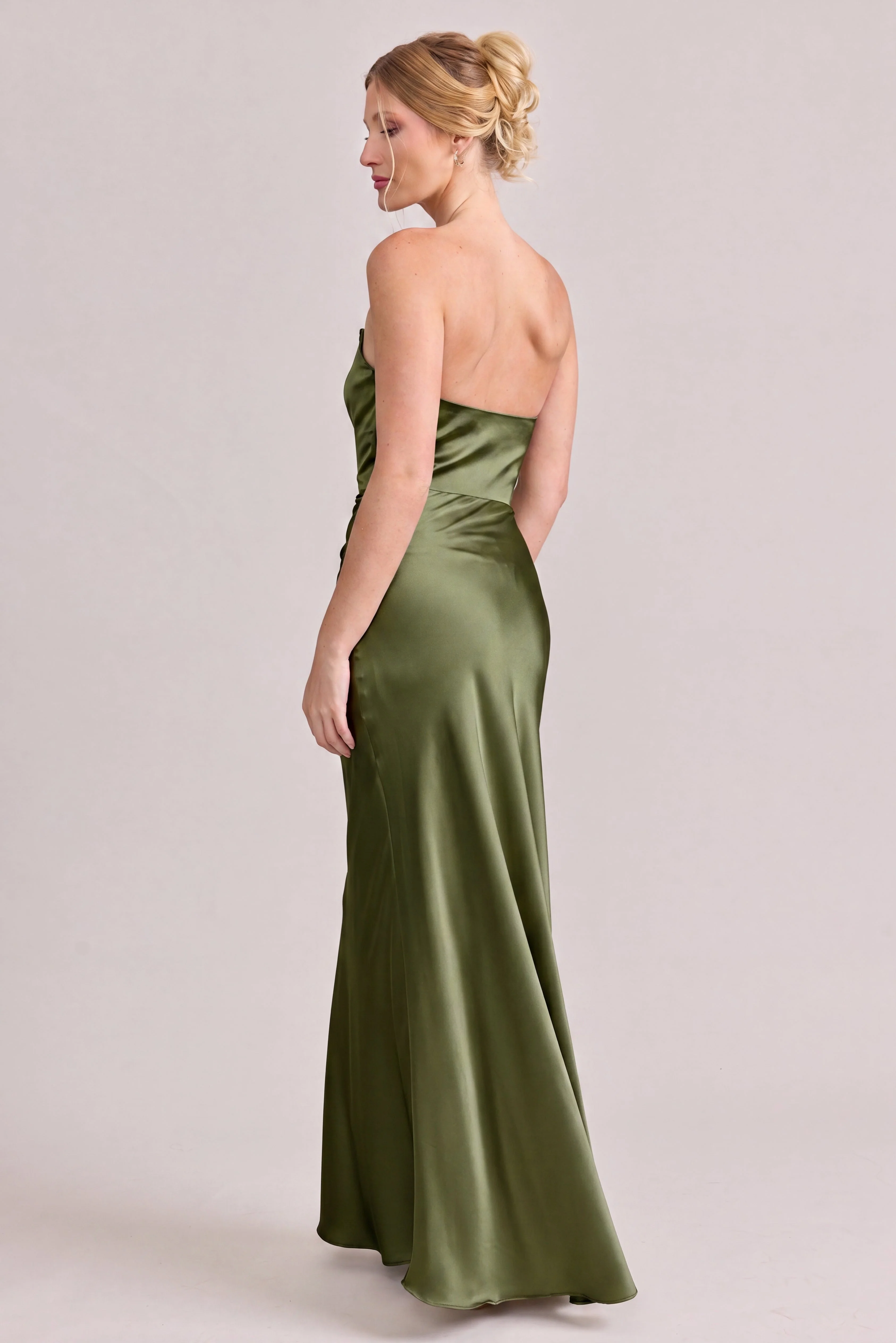 Blythe Satin Dress | Made To Order - Image 235