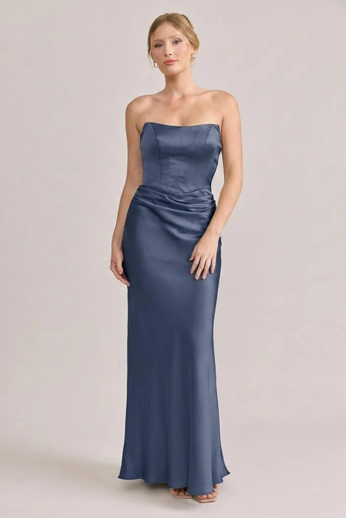 Blythe Satin Dress | Made To Order - Image 35