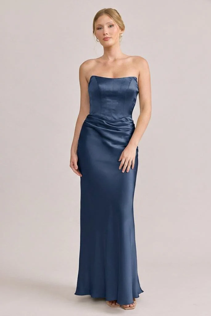 Blythe Satin Dress | Made To Order - Image 40