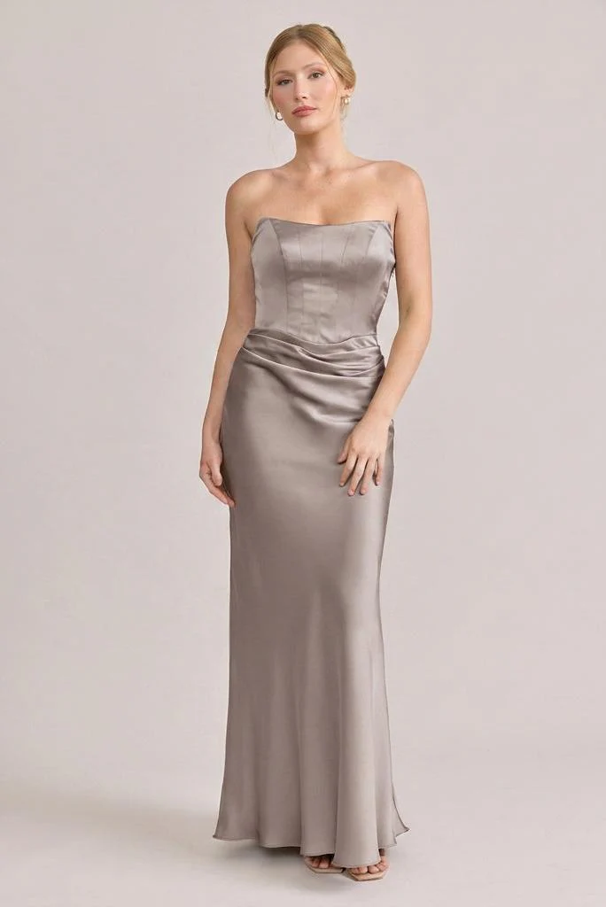 Blythe Satin Dress | Made To Order - Image 46