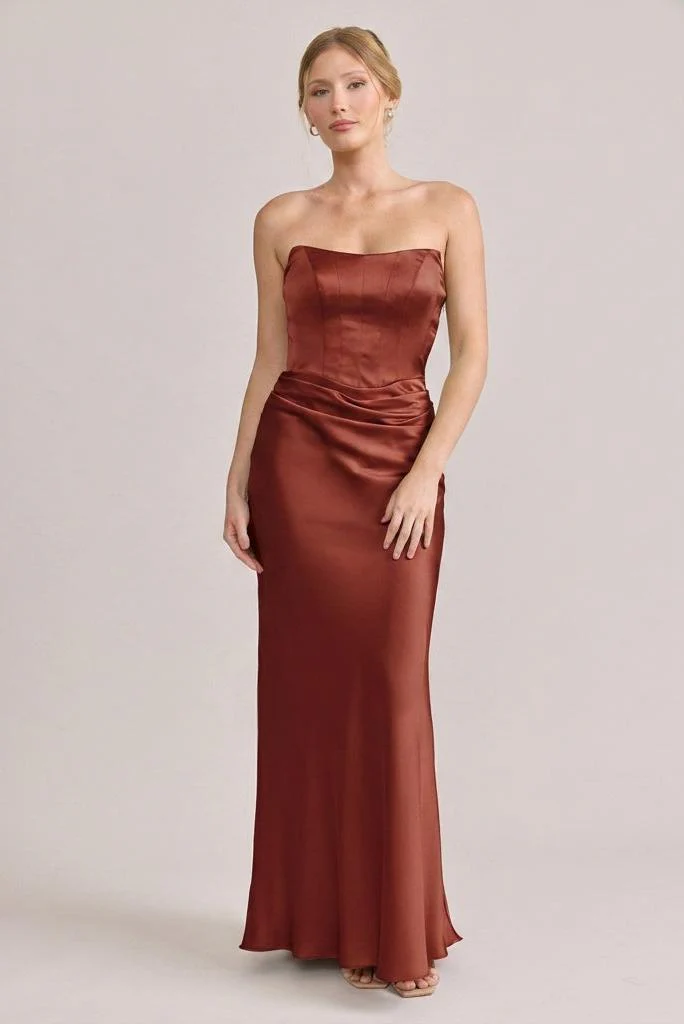 Blythe Satin Dress | Made To Order - Image 47