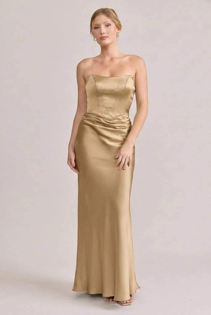 Blythe Satin Dress | Made To Order - Image 49