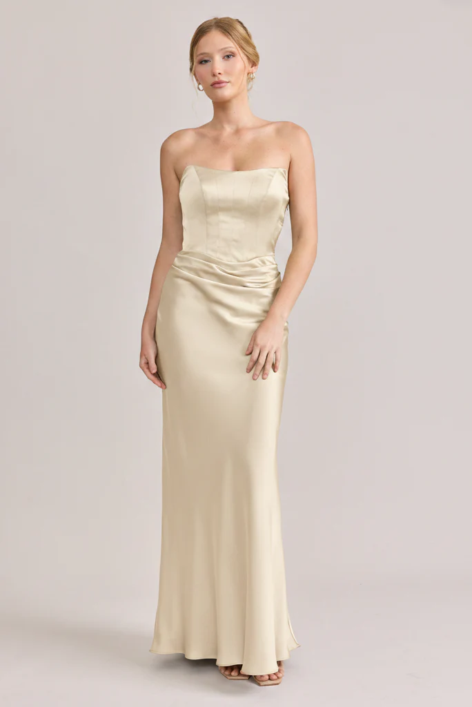 Blythe Satin Dress | Made To Order - Image 55
