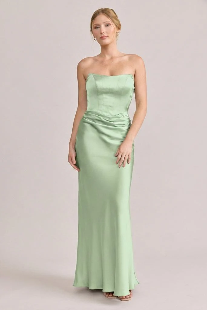 Blythe Satin Dress | Made To Order - Image 60