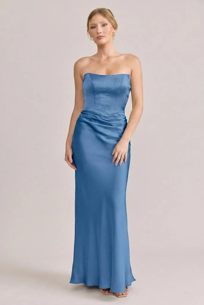 Blythe Satin Dress | Made To Order - Image 64