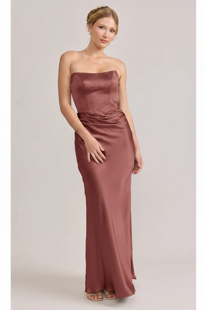 Blythe Satin Dress | Made To Order - Image 75
