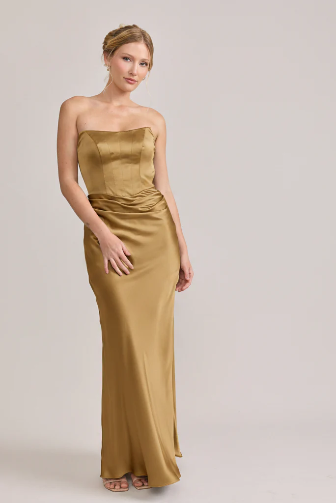 Blythe Satin Dress | Made To Order - Image 99