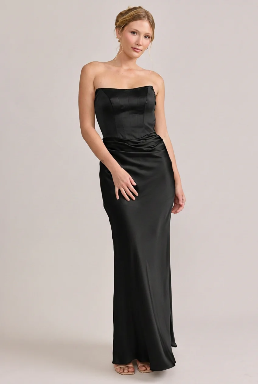 Blythe Satin Dress | Ready To Ship - Image 6