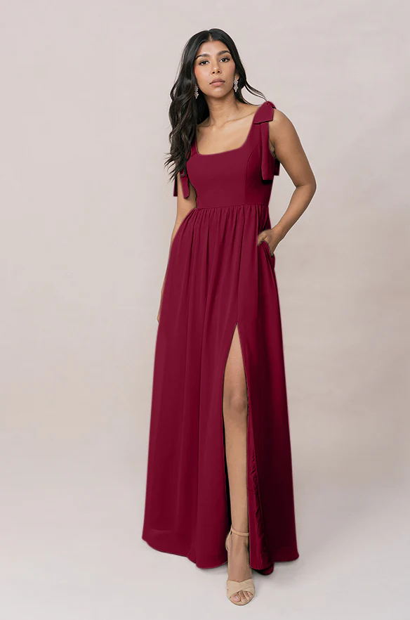 Bowie Chiffon Dress | Made To Order - Image 63
