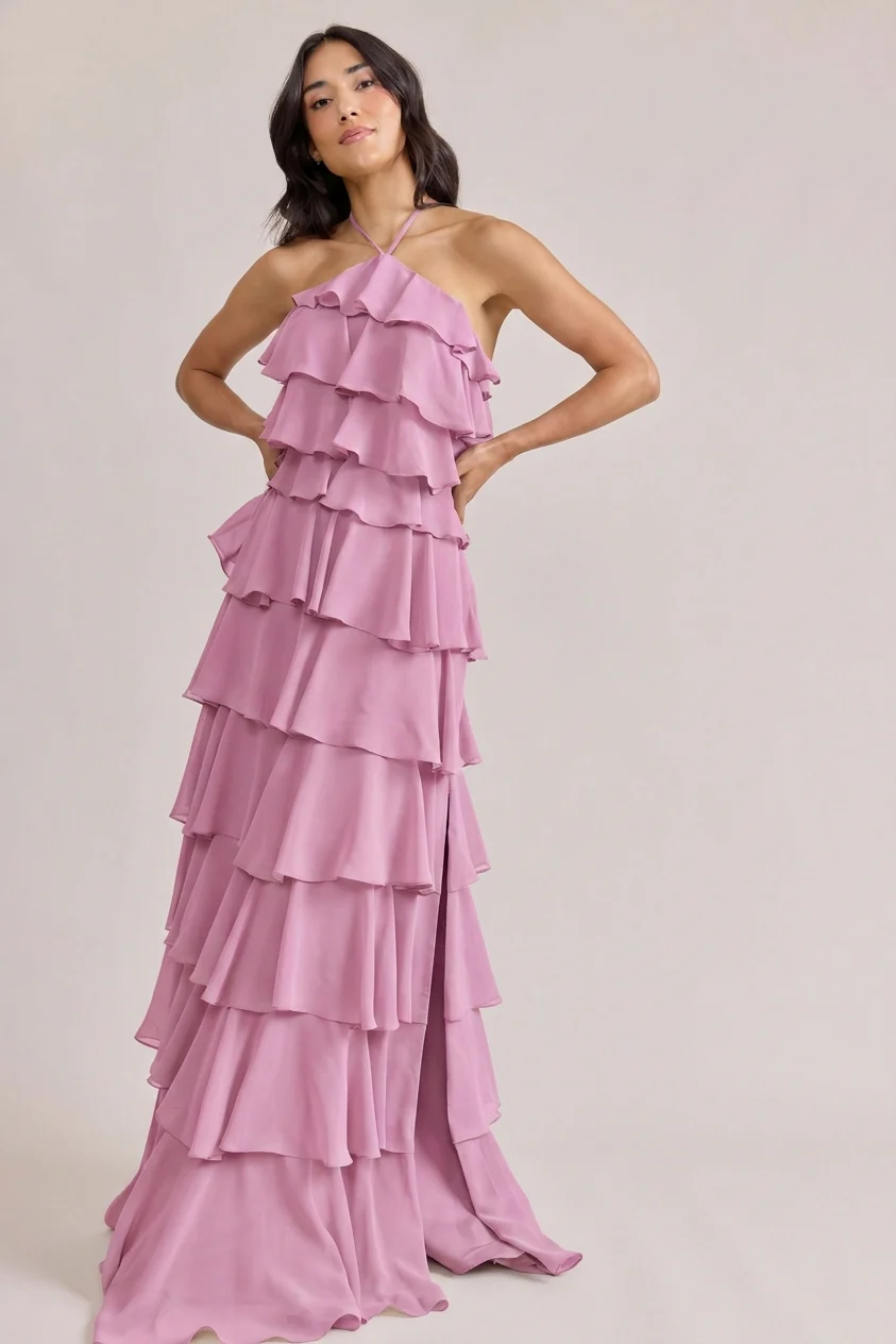Carrie Chiffon Dress | Made To Order - Image 129