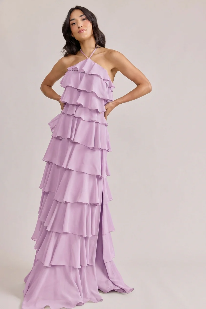 Carrie Chiffon Dress | Made To Order - Image 131
