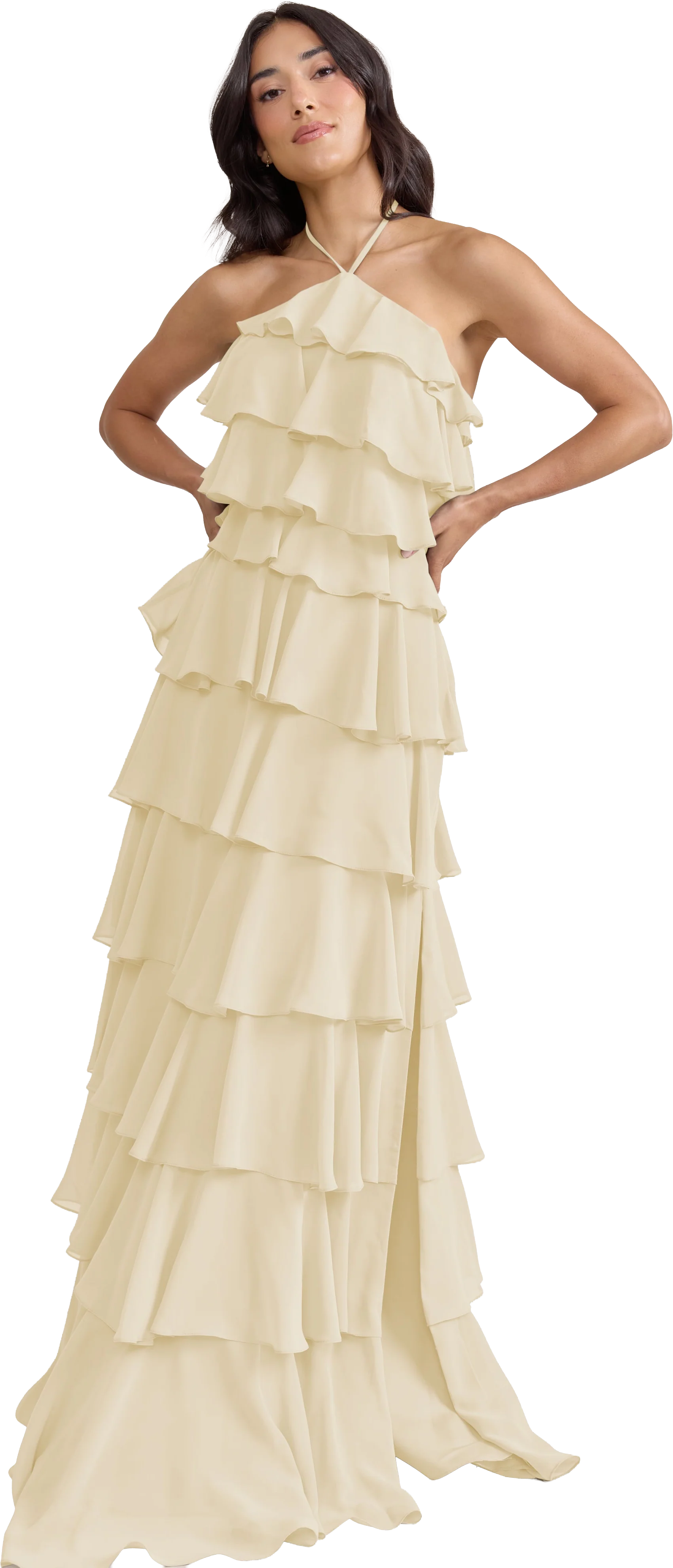 Carrie Chiffon Dress | Made To Order - Image 139