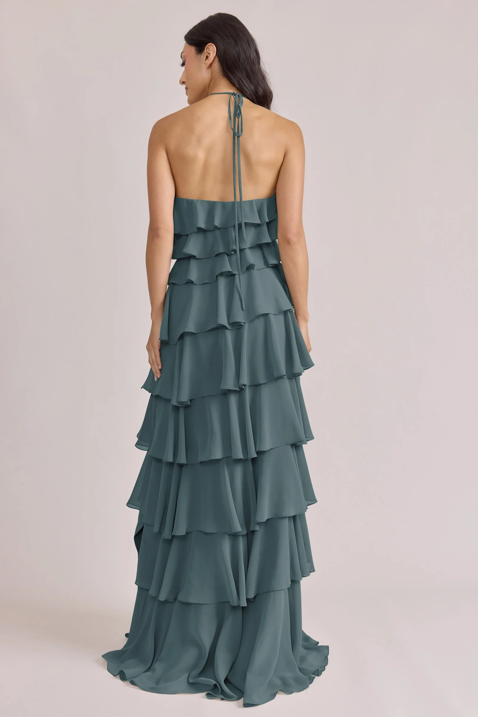 Carrie Chiffon Dress | Made To Order - Image 55