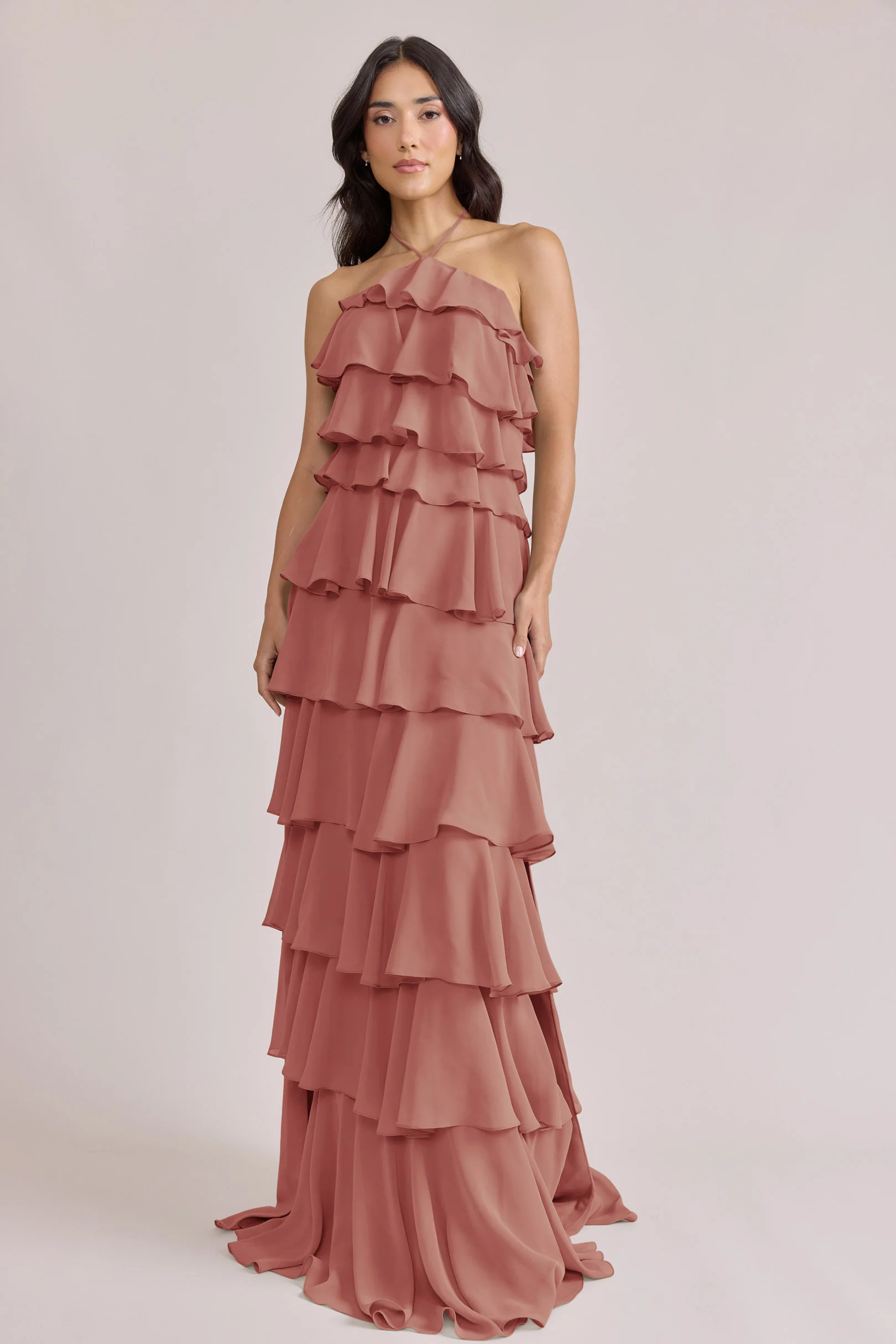 Carrie Chiffon Dress | Made To Order - Image 60
