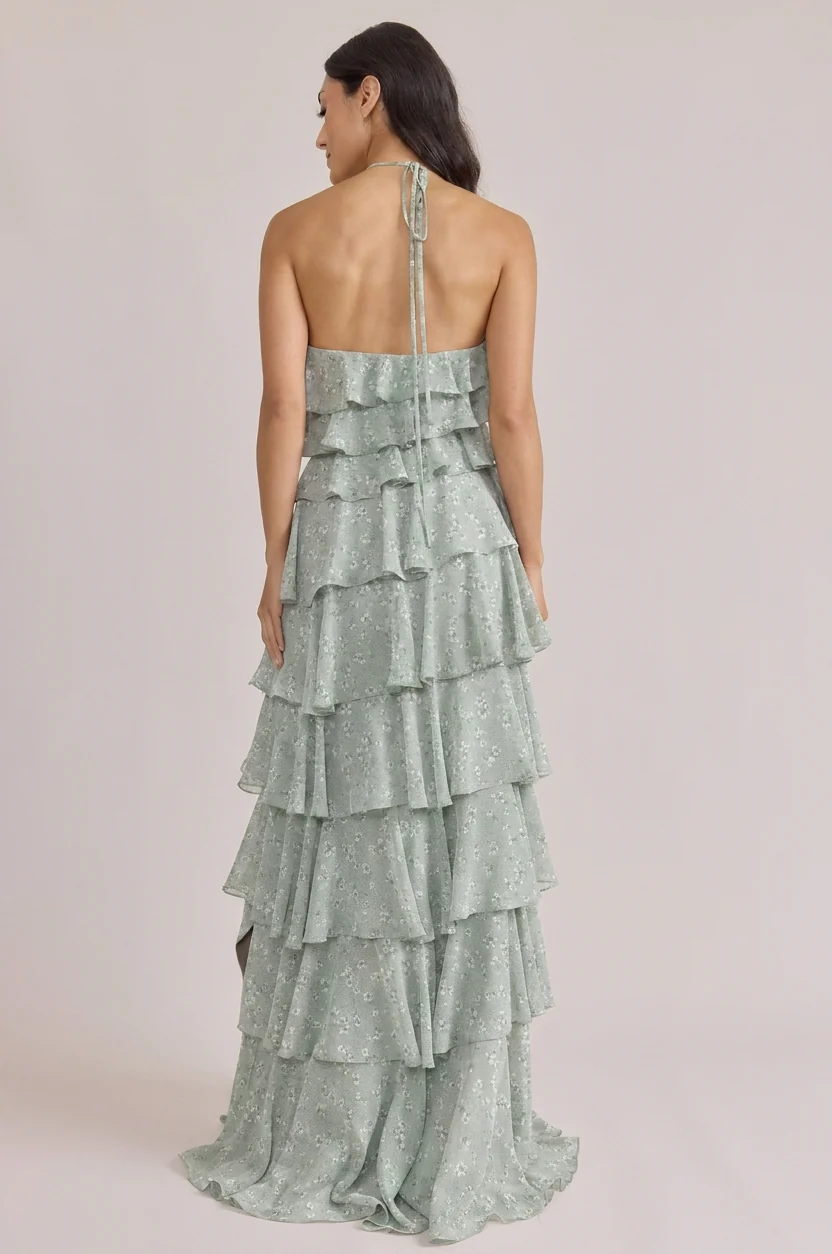 Carrie Chiffon Floral Print Dress | Made To Order - Image 60