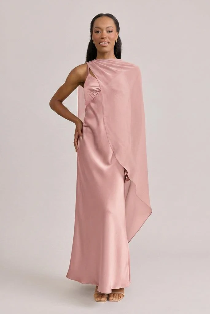 Chiffon Asymmetrical Shawl | Made To Order - Image 10