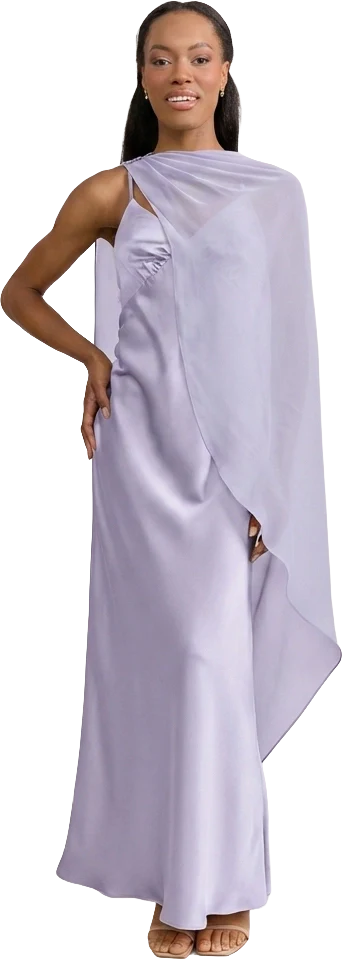 Chiffon Asymmetrical Shawl | Made To Order - Image 116