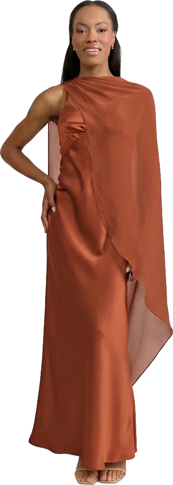 Chiffon Asymmetrical Shawl | Made To Order - Image 132