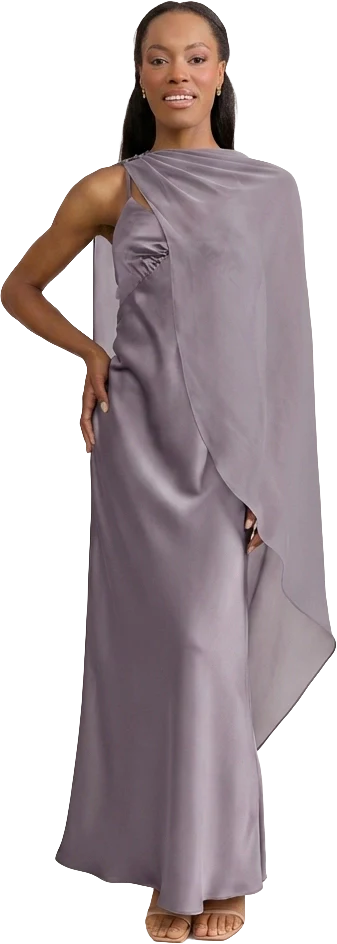 Chiffon Asymmetrical Shawl | Made To Order - Image 139