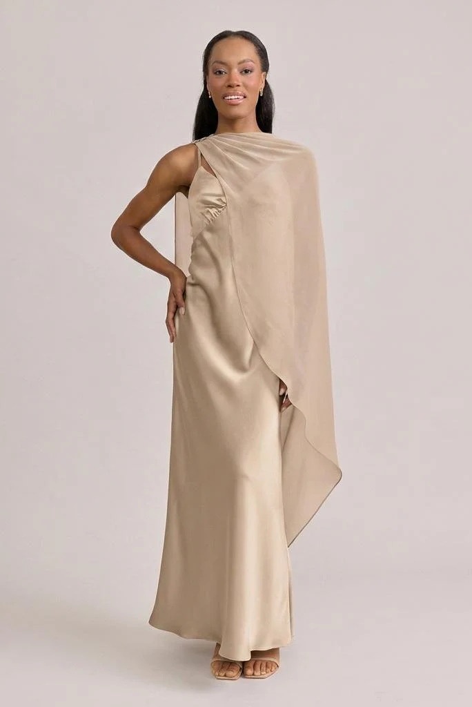 Chiffon Asymmetrical Shawl | Made To Order - Image 14