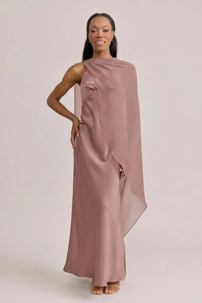 Chiffon Asymmetrical Shawl | Made To Order - Image 22
