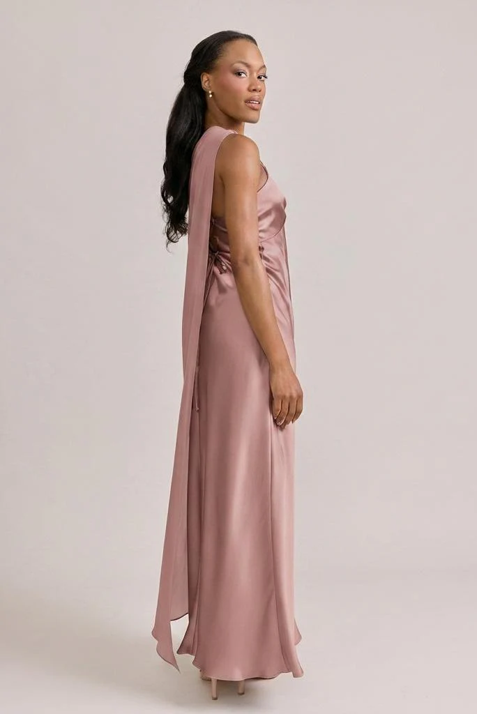 Chiffon Asymmetrical Shawl | Made To Order - Image 23