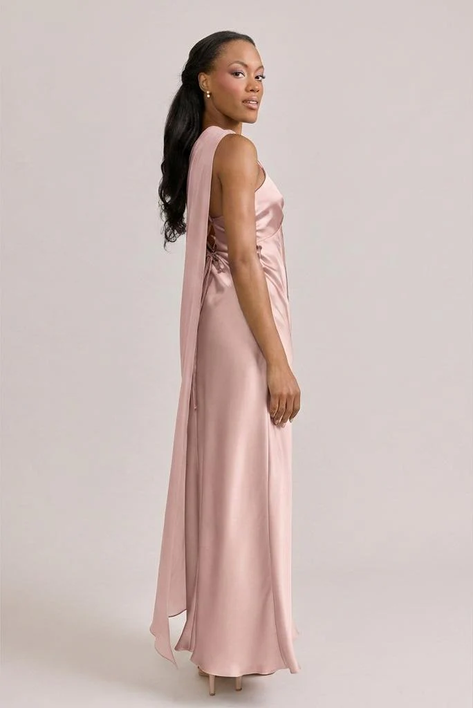Chiffon Asymmetrical Shawl | Made To Order - Image 33