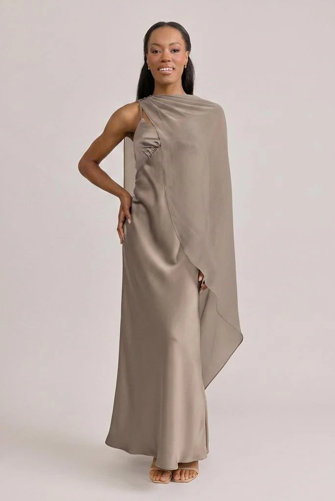 Chiffon Asymmetrical Shawl | Made To Order - Image 38