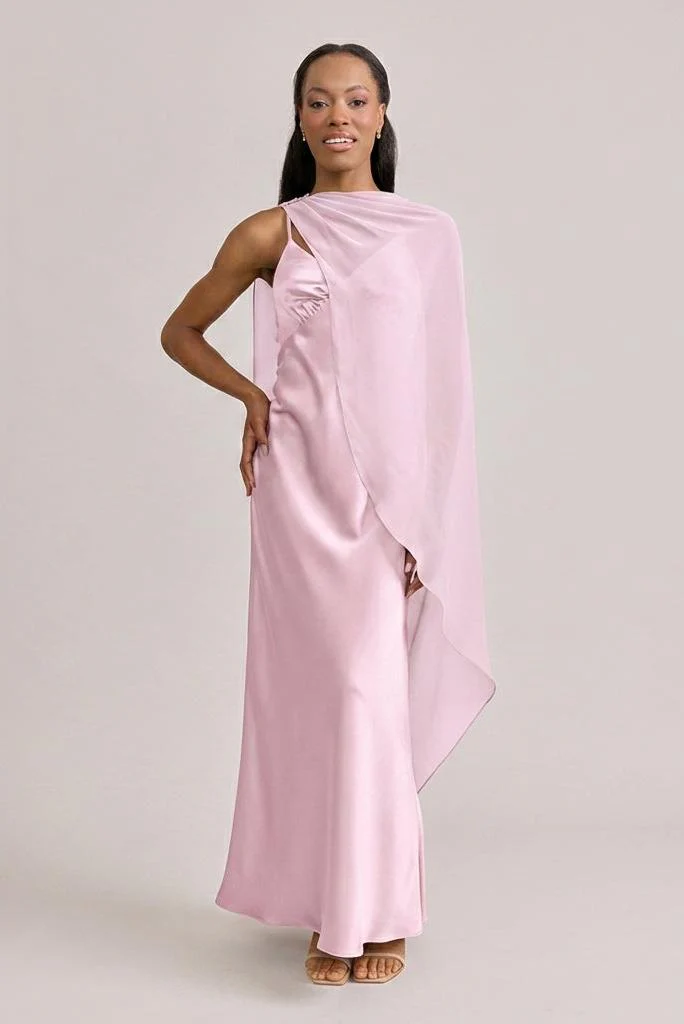 Chiffon Asymmetrical Shawl | Made To Order - Image 4