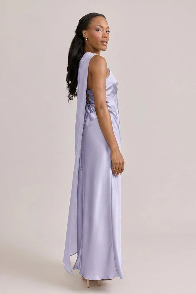 Chiffon Asymmetrical Shawl | Made To Order - Image 43