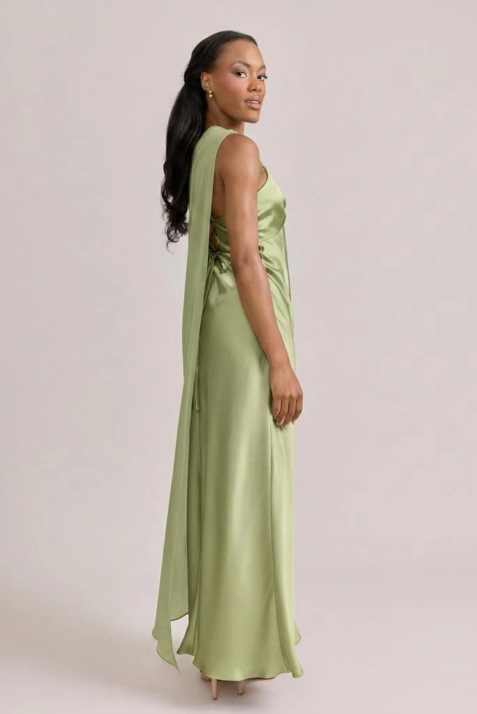 Chiffon Asymmetrical Shawl | Made To Order - Image 53