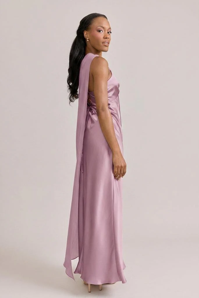 Chiffon Asymmetrical Shawl | Made To Order - Image 55
