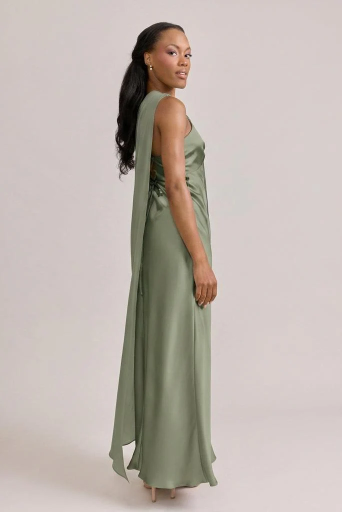 Chiffon Asymmetrical Shawl | Made To Order - Image 57