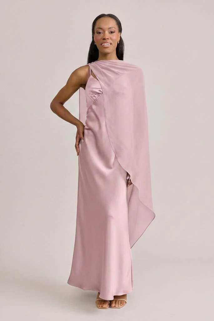 Chiffon Asymmetrical Shawl | Made To Order - Image 62