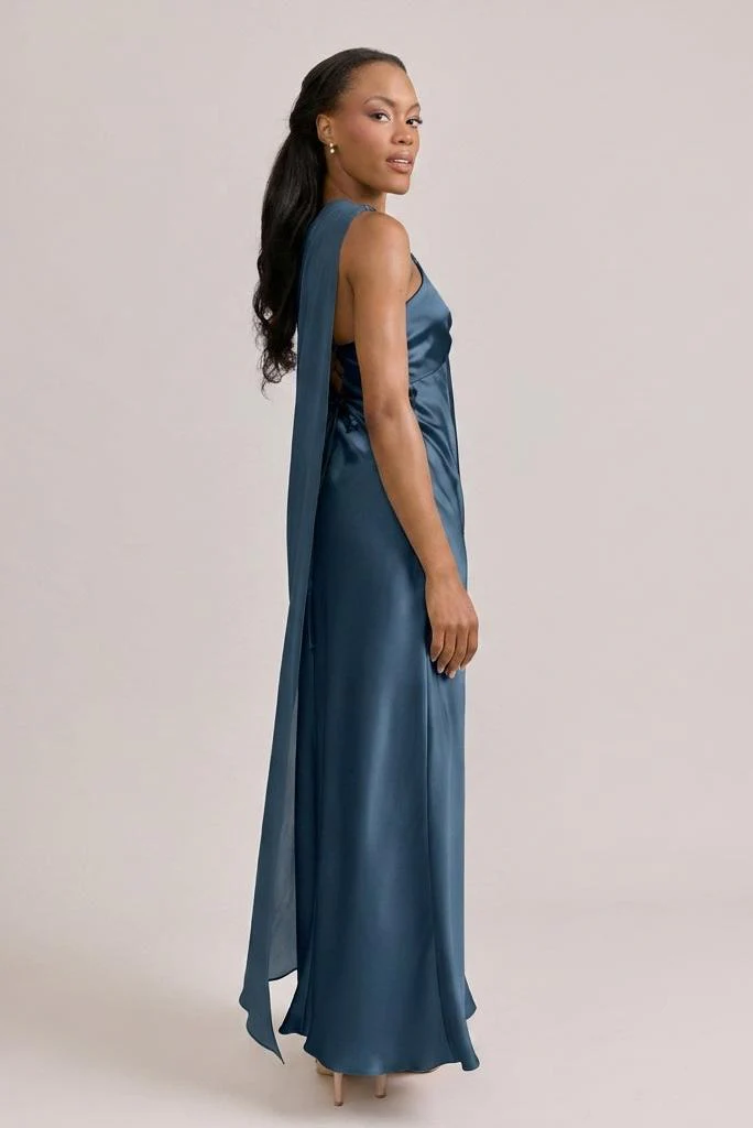 Chiffon Asymmetrical Shawl | Made To Order - Image 66
