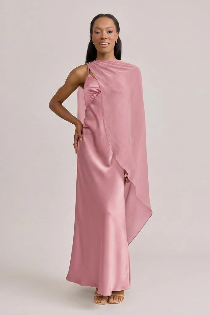 Chiffon Asymmetrical Shawl | Made To Order - Image 69