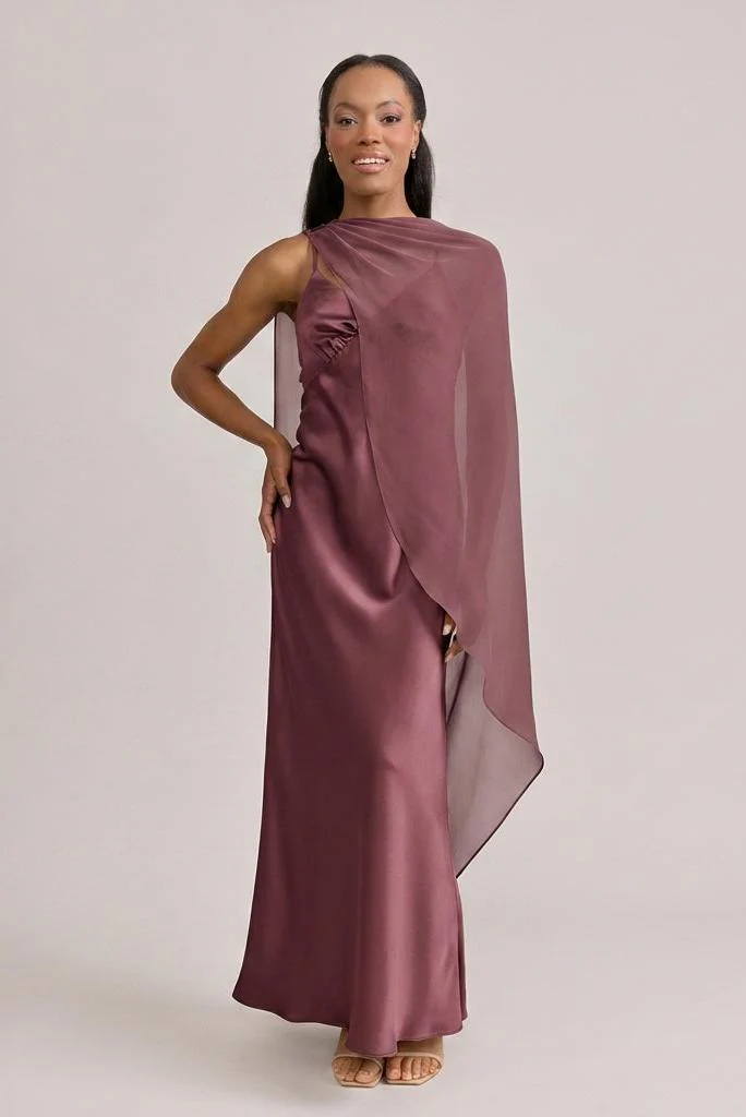 Chiffon Asymmetrical Shawl | Made To Order - Image 71