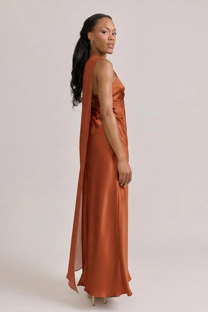 Chiffon Asymmetrical Shawl | Made To Order - Image 76