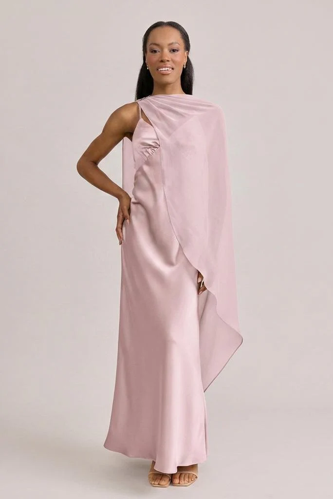 Chiffon Asymmetrical Shawl | Made To Order - Image 8
