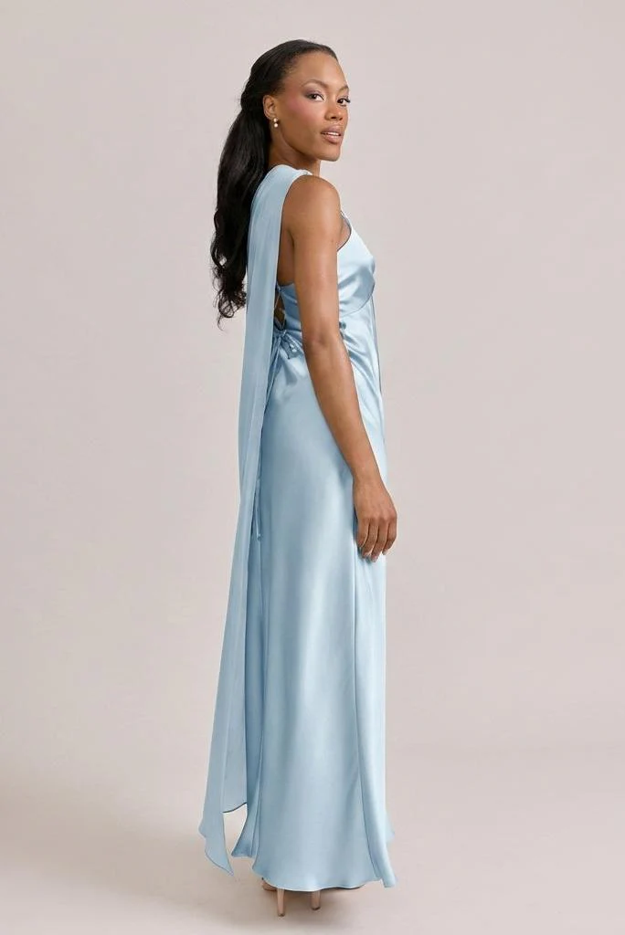 Chiffon Asymmetrical Shawl | Made To Order - Image 82