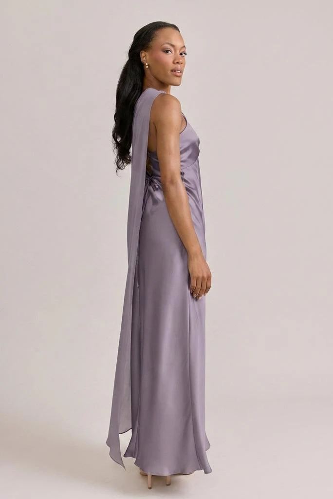 Chiffon Asymmetrical Shawl | Made To Order - Image 86