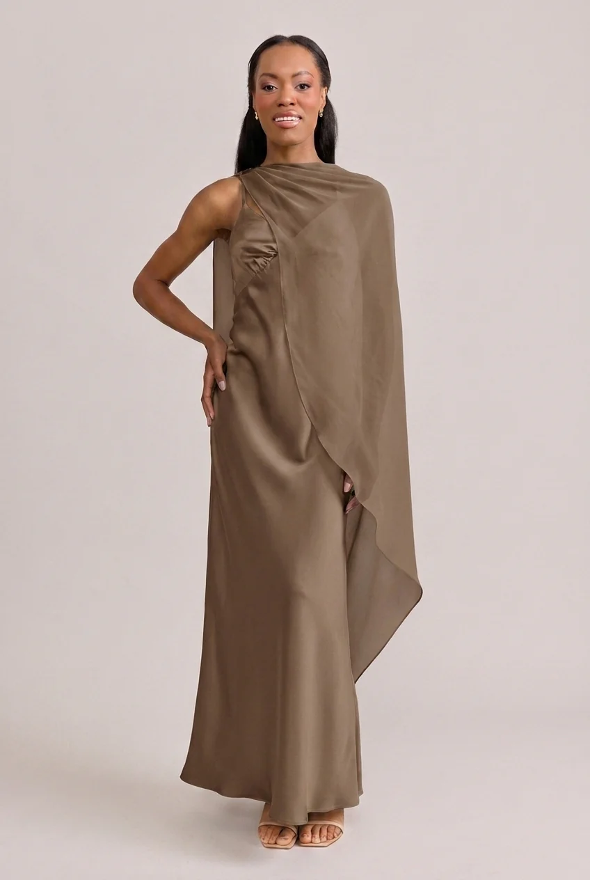 Chiffon Asymmetrical Shawl | Made To Order - Image 95