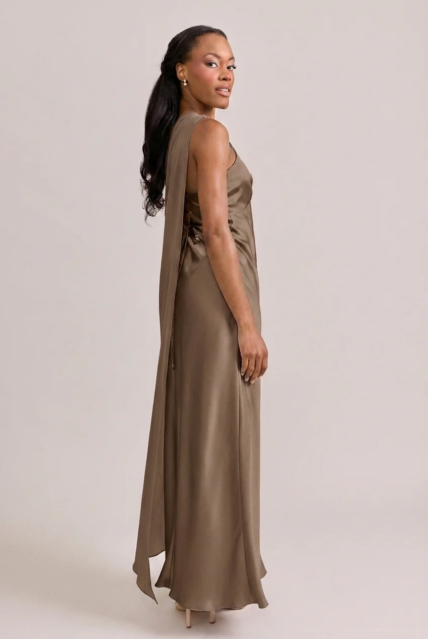 Chiffon Asymmetrical Shawl | Made To Order - Image 96