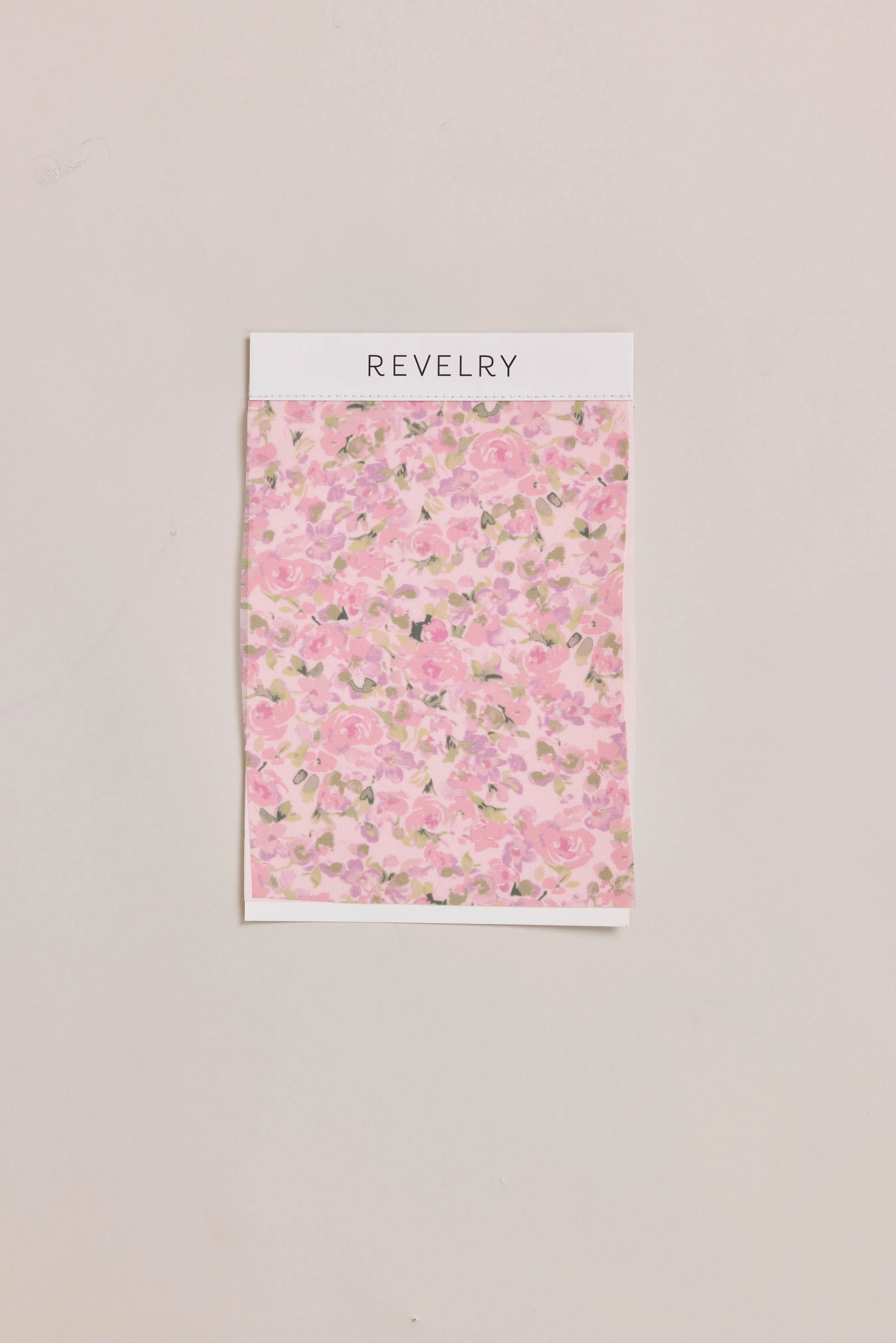 Chiffon Floral Print Mega Swatch | Ready To Ship | Perfect Pink Posey