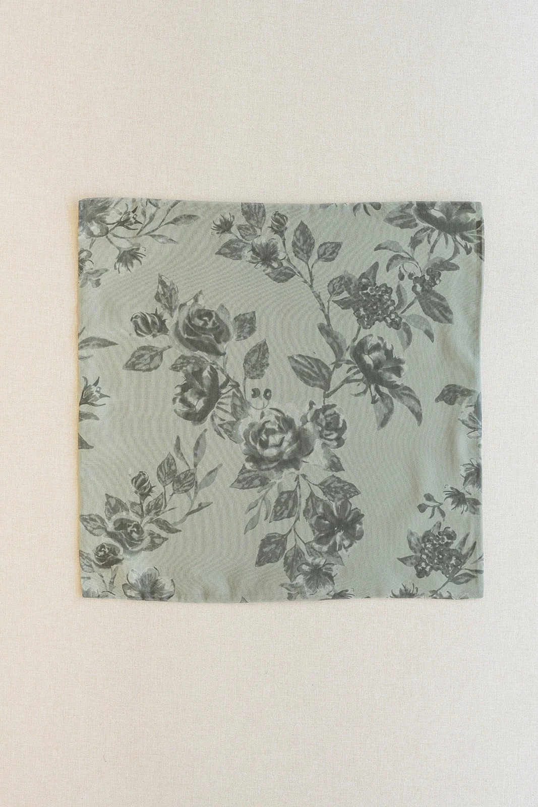 Chiffon Floral Print Pocket Square | Ready To Ship | Sage Bouquet